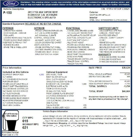 Ford F150 2013 photo 4