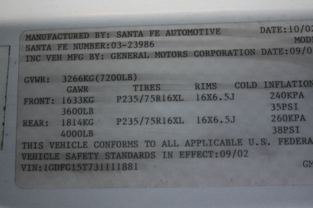 GMC Savana 2003 photo 18