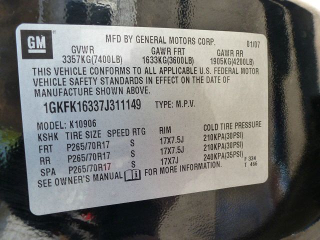 GMC Yukon XL 2007 photo 8