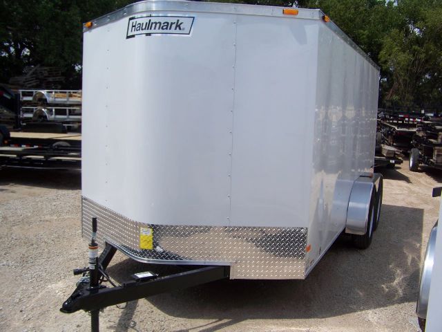 Haulmark 7 X 14 PASSPORT V-NOSE TANDEM AXLE CARGO Overland 4X4 Cargos