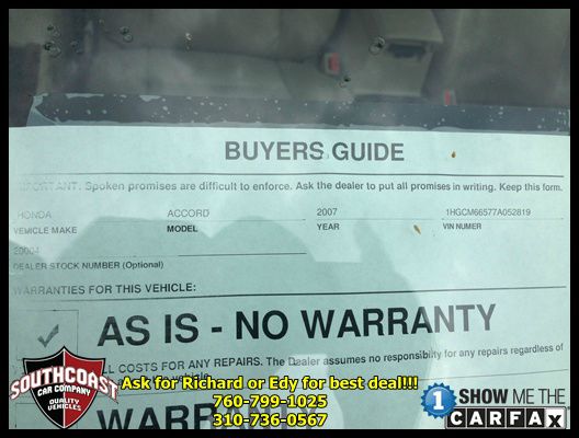 Honda Accord 2007 photo 1