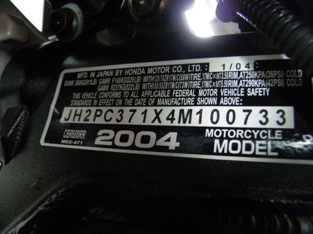 Honda CBR 600RR 2004 photo 22