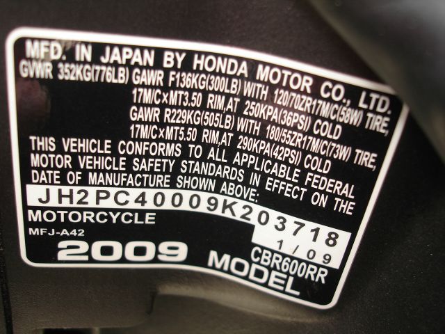 Honda CBR 600RR 2009 photo 5