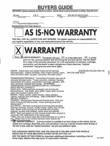 Honda CR-V 2008 photo 1