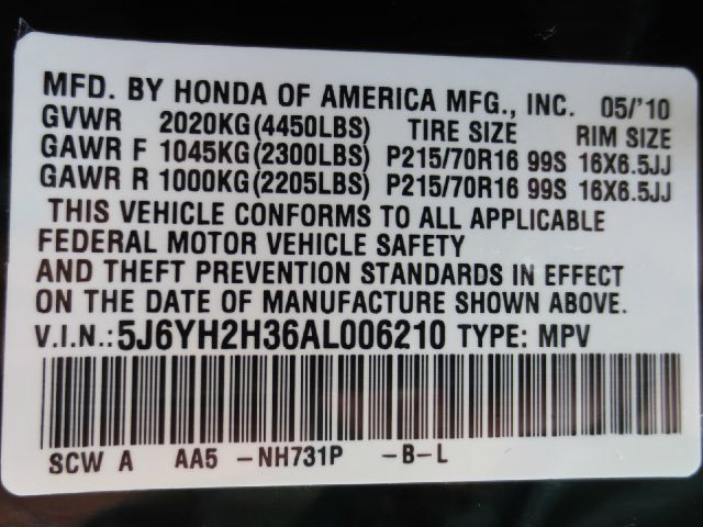 Honda Element 2010 photo 13