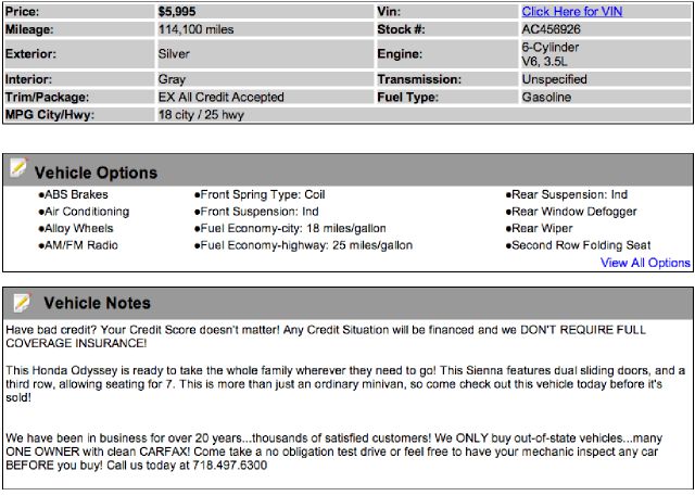 Honda Odyssey 2003 photo 2
