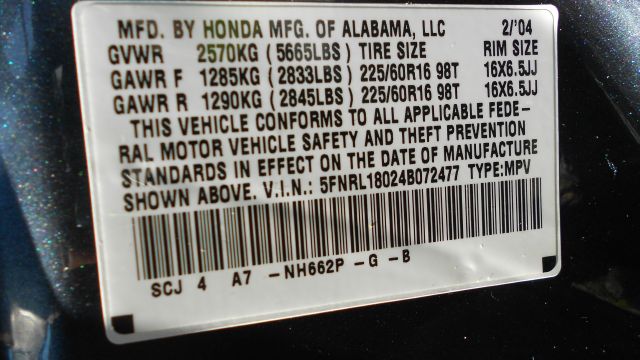 Honda Odyssey 2500hd LS 4X4 MiniVan