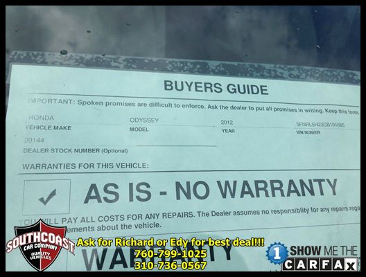 Honda Odyssey Elk Conversion Van MiniVan