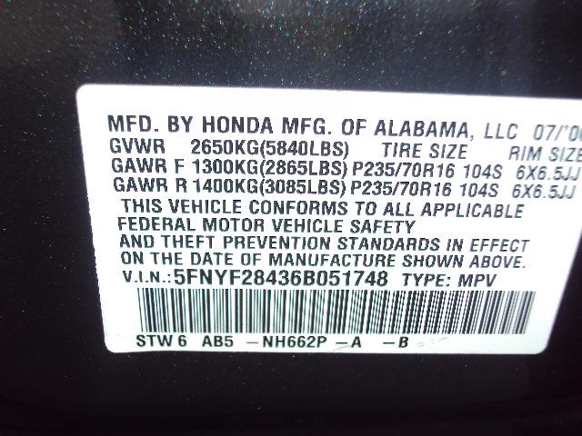 Honda Pilot 2006 photo 1