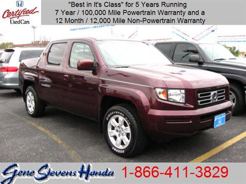 Honda Ridgeline EX Sedan 4-spd AT With Front Side Airbags Other