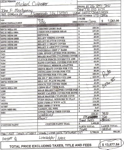Honda VTX-1300S6 2006 photo 4