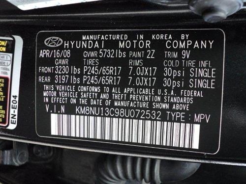 Hyundai Veracruz 2008 photo 3