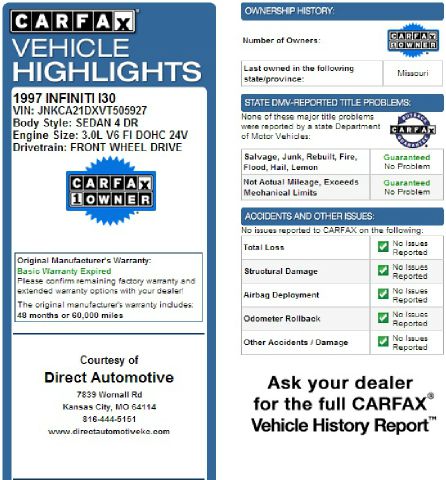 Infiniti I30 1997 photo 34