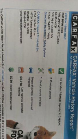 Infiniti I35 Coupe Sedan