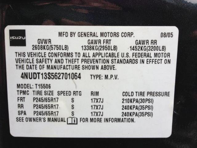 Isuzu Ascender 2006 photo 7