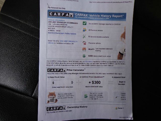 Jeep Wrangler Unlimited 2003 photo 2