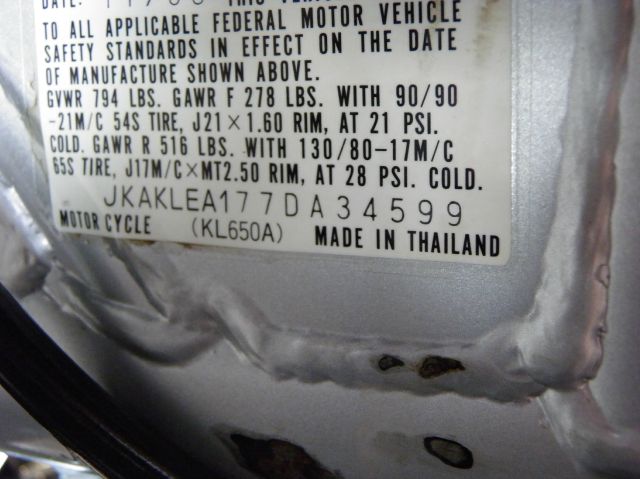 Kawasaki KLR650 2007 photo 11