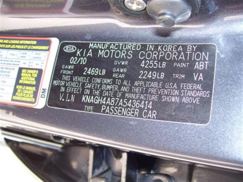 Kia Optima 2010 photo 4