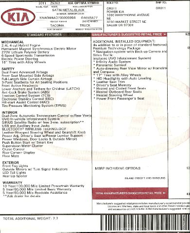 Kia Optima 2011 photo 2