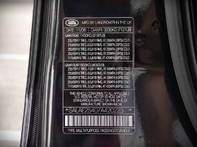 Land Rover LR3 2007 photo 23