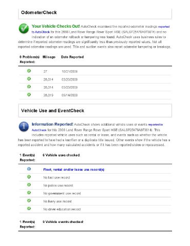 Land Rover Range Rover Sport 2006 photo 59