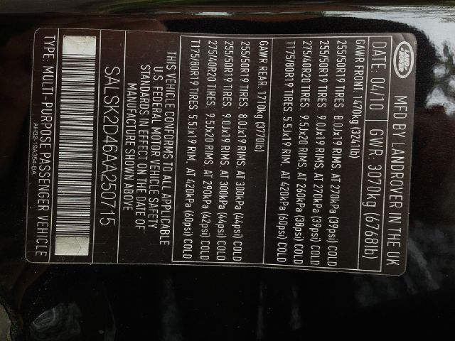 Land Rover Range Rover Sport Talladega 5 SUV