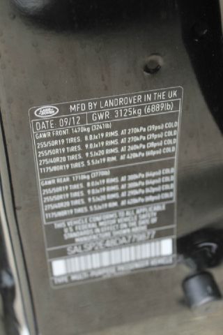 Land Rover Range Rover Sport 2013 photo 4