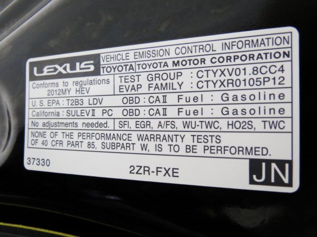 Lexus CT 200h 2012 photo 14