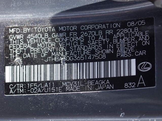 Lexus ES 330 2006 photo 3