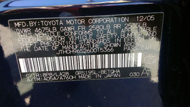 Lexus GS 300 LXi Minivan Sedan