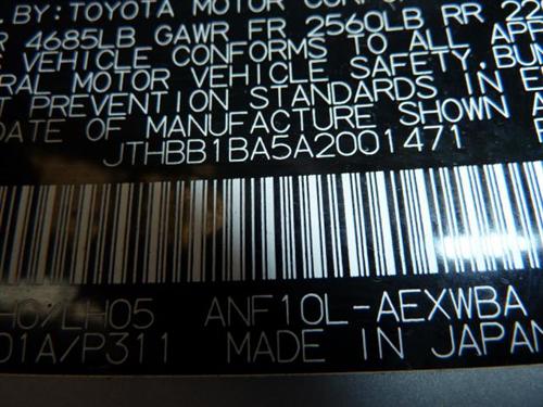 Lexus HS 250h 2010 photo 3