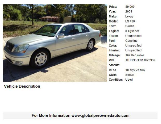 Lexus LS 430 2001 photo 2
