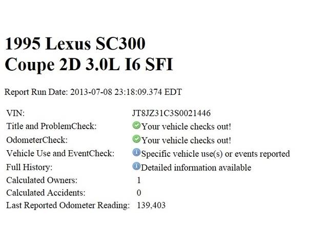 Lexus SC 300 1995 photo 1