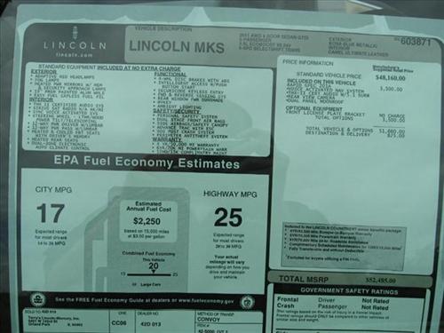 Lincoln MKS 2011 photo 4