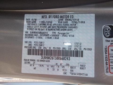 Lincoln MKZ 2008 photo 1