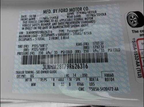 Lincoln MKZ 2009 photo 2