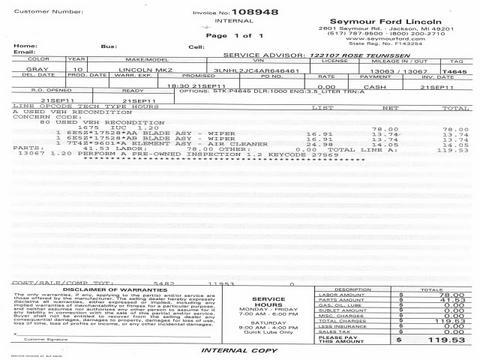 Lincoln MKZ EX - DUAL Power Doors Other