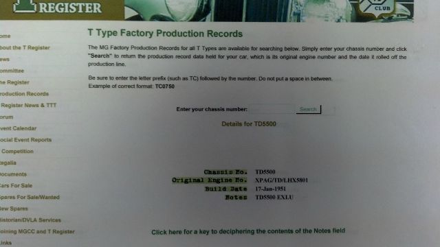 MG MG TD 1951 photo 13