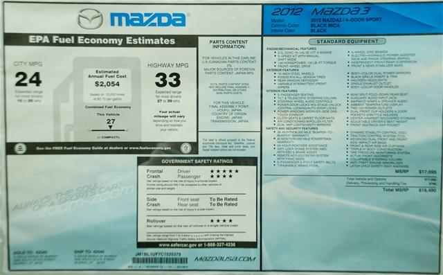 Mazda 3 2012 photo 5