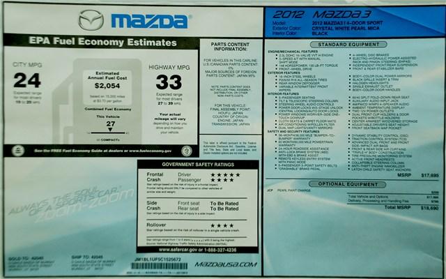 Mazda 3 2012 photo 5