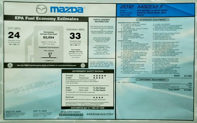 Mazda 3 2012 photo 5