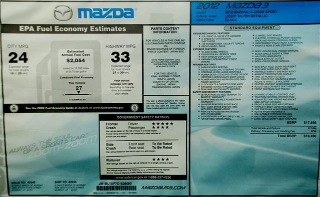 Mazda 3 2012 photo 5