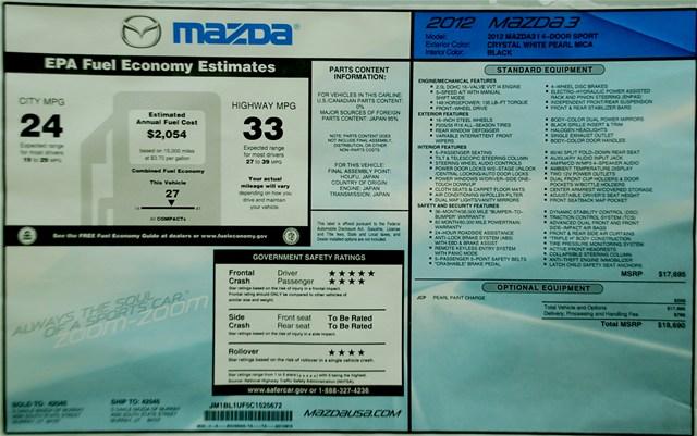 Mazda 3 2012 photo 5