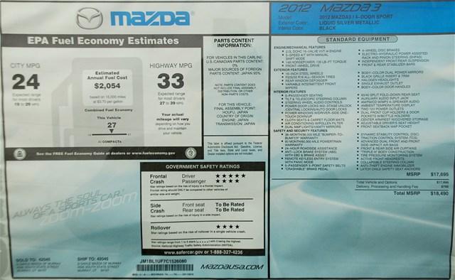 Mazda 3 2012 photo 5