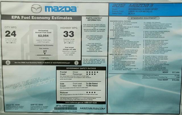 Mazda 3 2012 photo 5