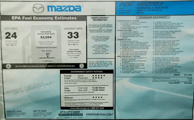 Mazda 3 2012 photo 5