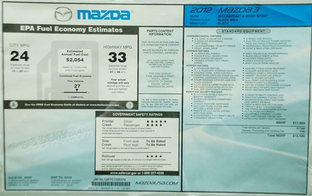 Mazda 3 2012 photo 5