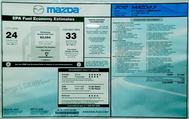 Mazda 3 2012 photo 5