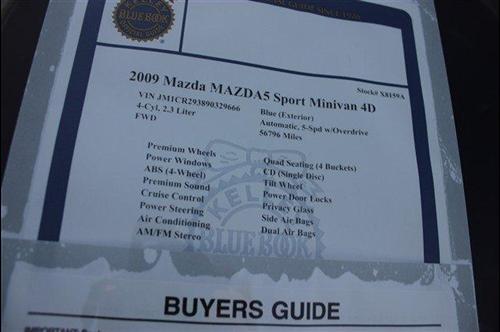 Mazda 5 2009 photo 2