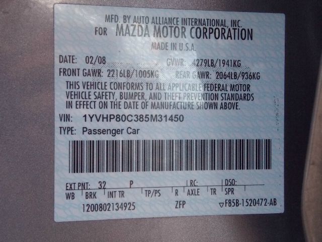 Mazda Mazda6 2008 photo 1